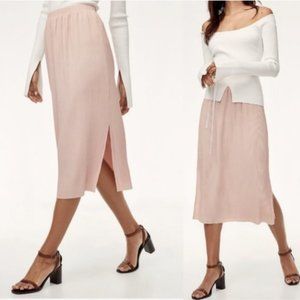 Aritzia Wilfred Pink Celesse Skirt NWT XS